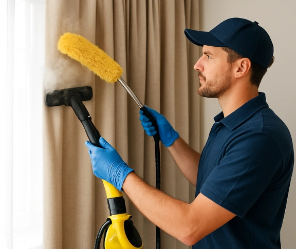 Emergency same-day curtain stain removal inala Matty Curtain Cleaning