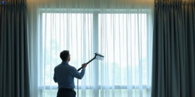 Commercial curtain stain removal service inala hotels offices restaurants