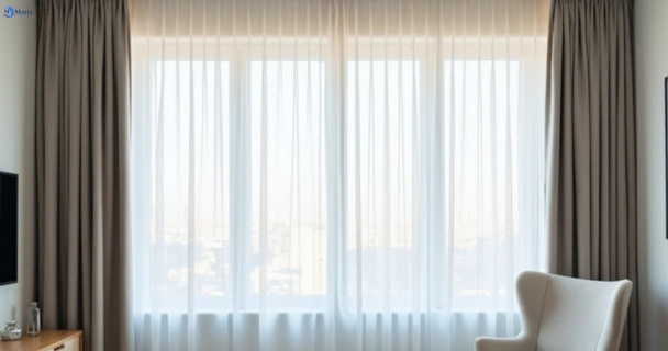 Freshly steam cleaned curtains in inala QLD