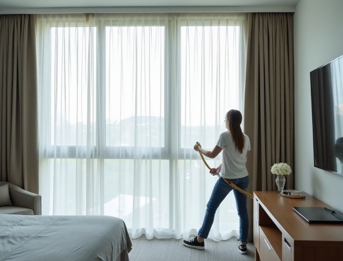 Inala Sheer Curtain Cleaning